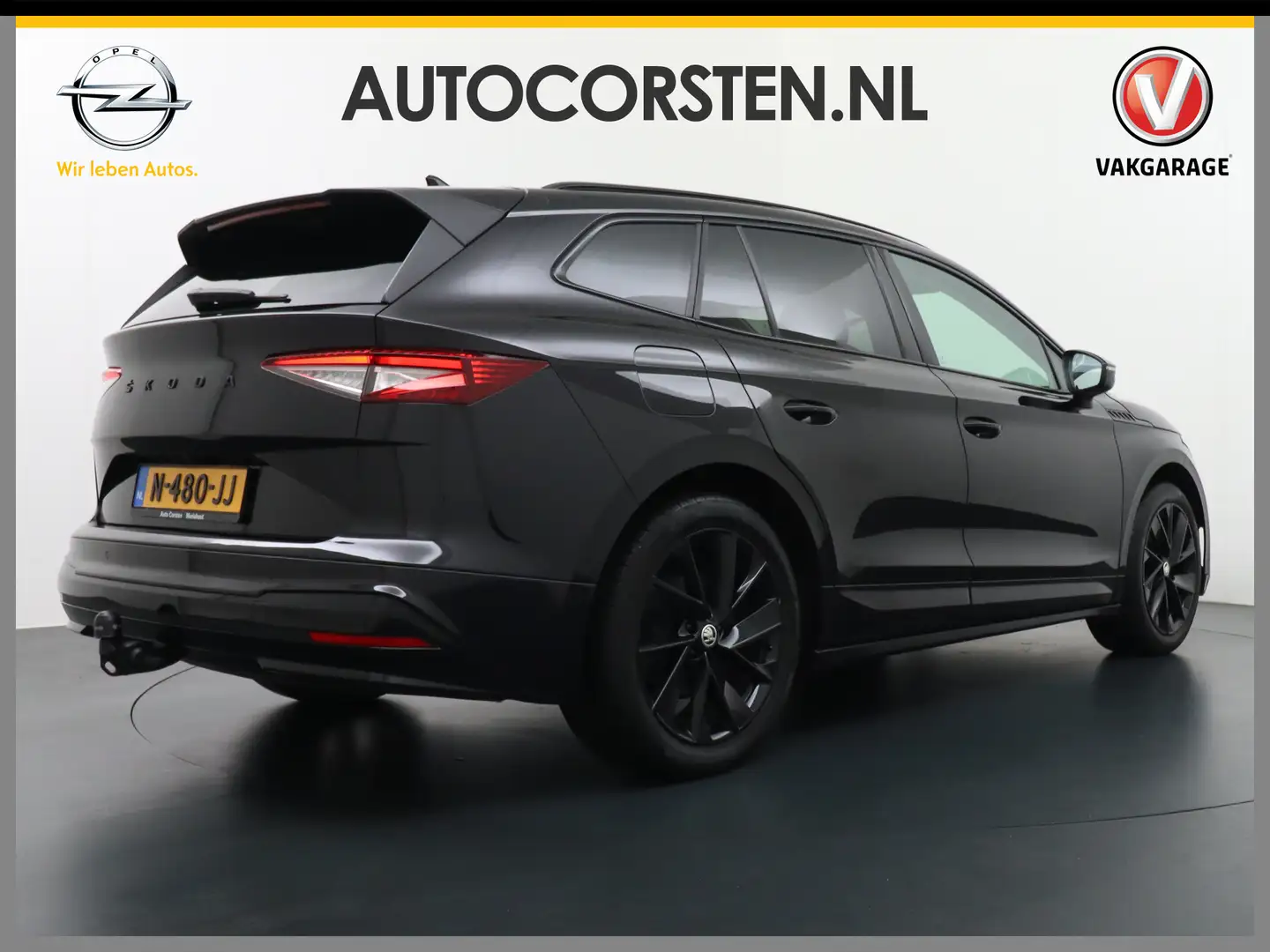Skoda Enyaq iV 80 Apple Carplay Android Auto-Pilot Navi Pano-d Siyah - 2