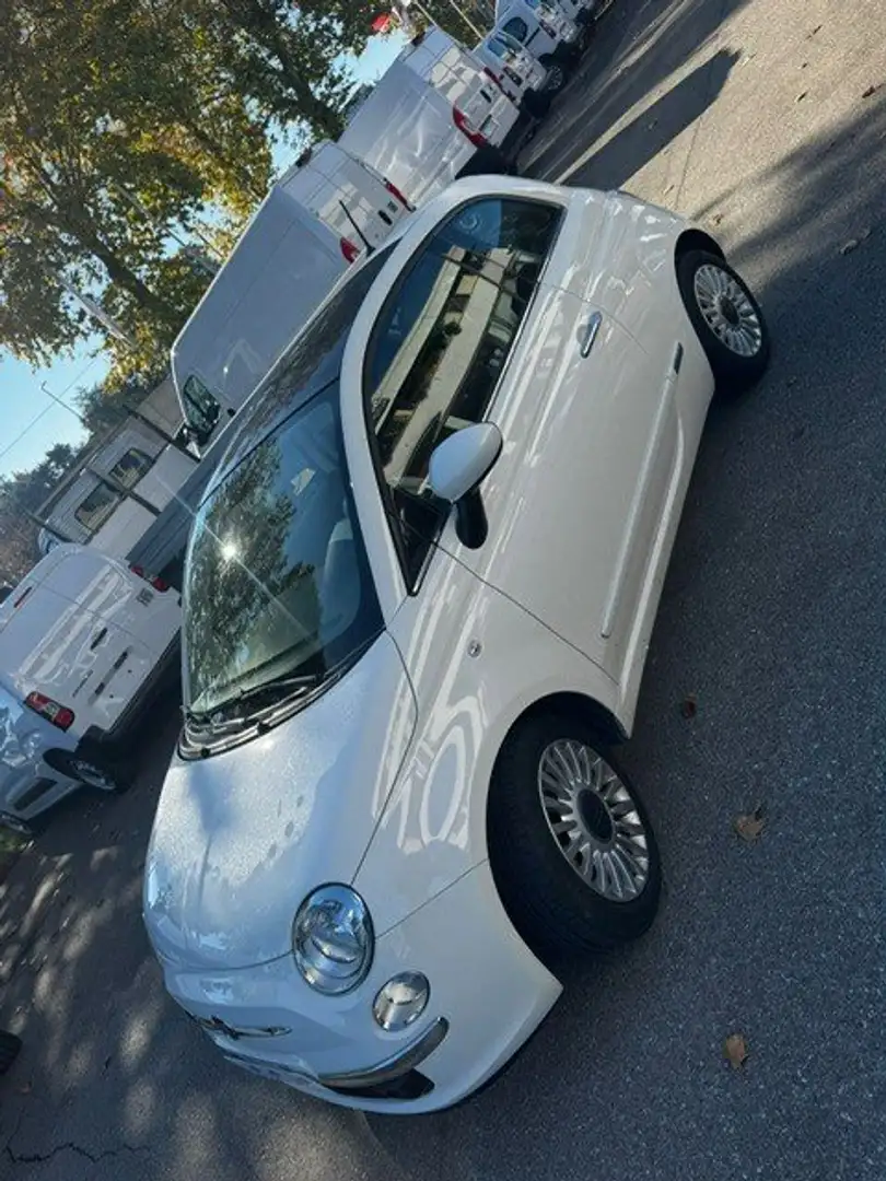 Fiat 500 500 1.2 Lounge 69cv Wit - 1