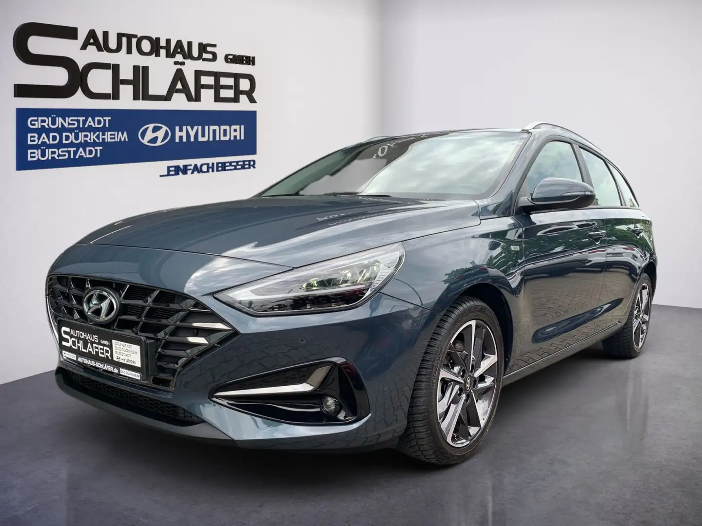 Hyundai i30 1.0 T-GDI 7-DCT Trend Mild-Hybrid Navi Bleu - 1