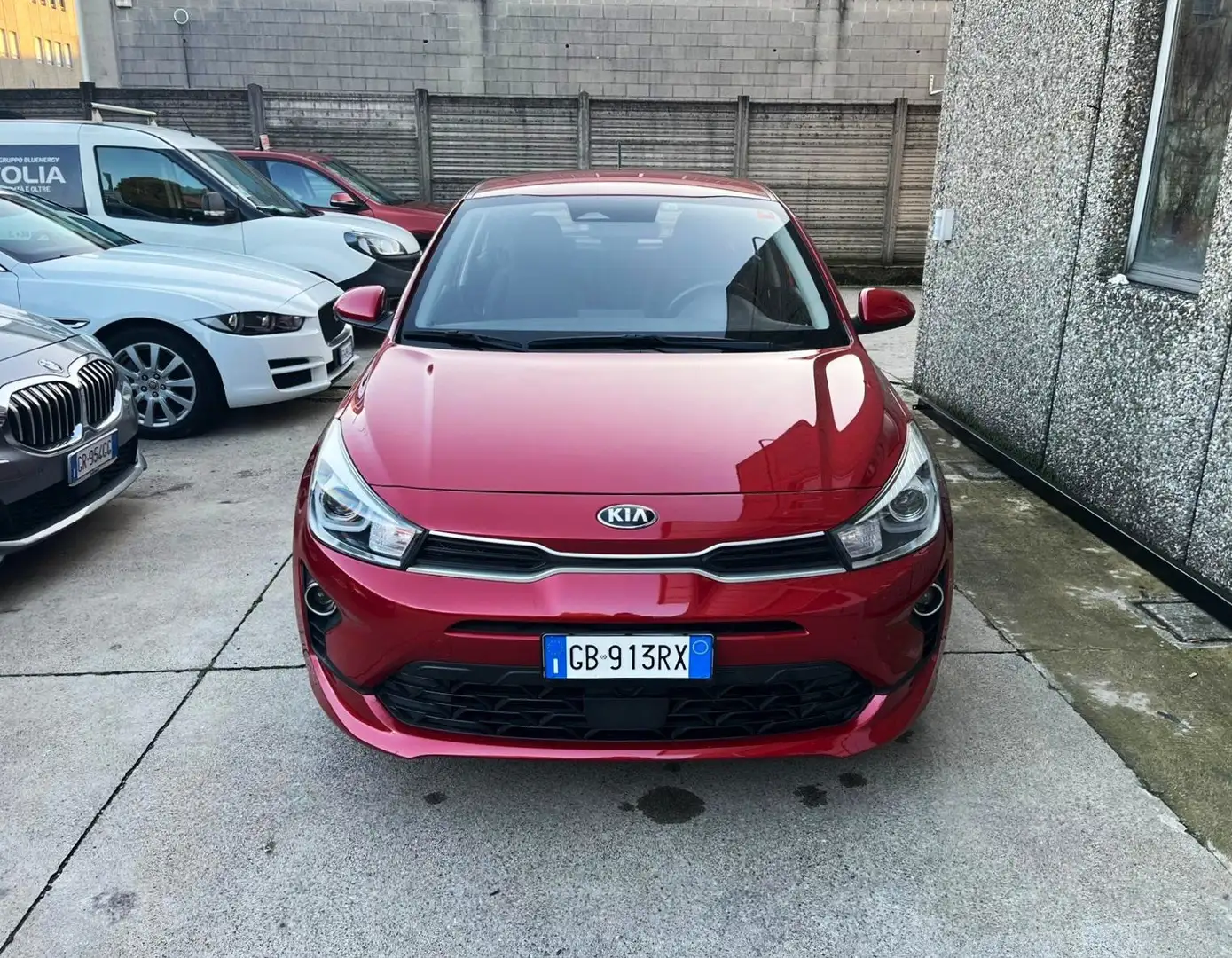 Kia Rio 1.0 Hybrid 100cv *UNIPROPRIETARIO-CARPLAY* Rosso - 2