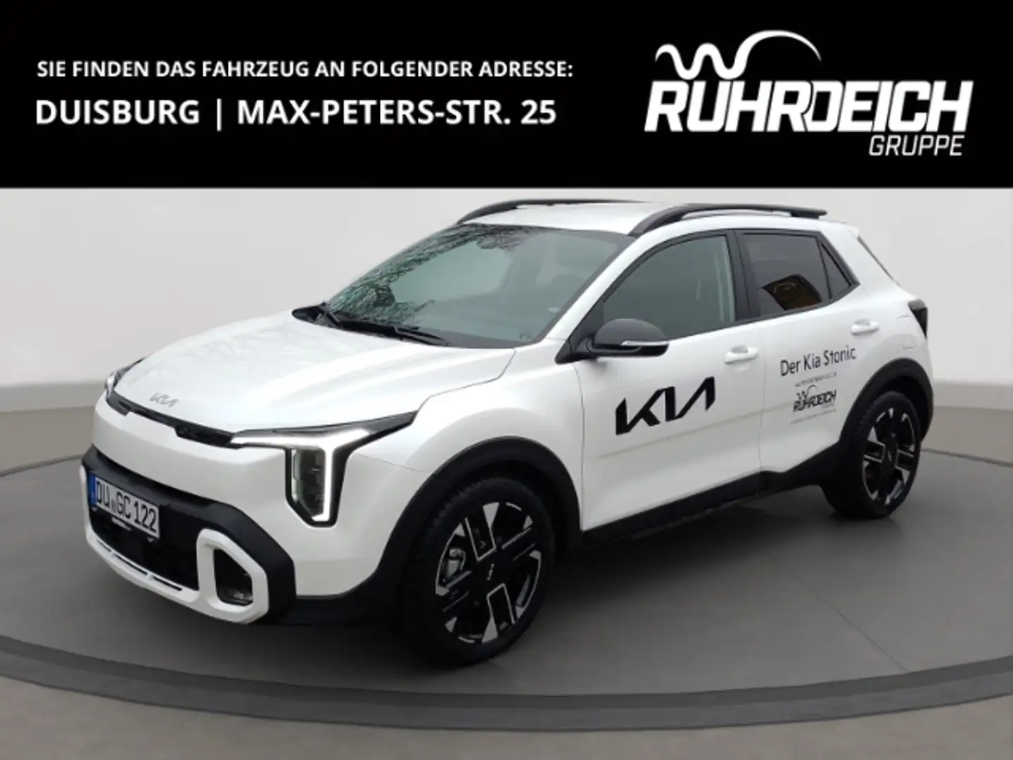 Kia Stonic GT-Line Facelift 1.0T 115 48V SHZ KLIMA NAVIGATION Blanc - 1