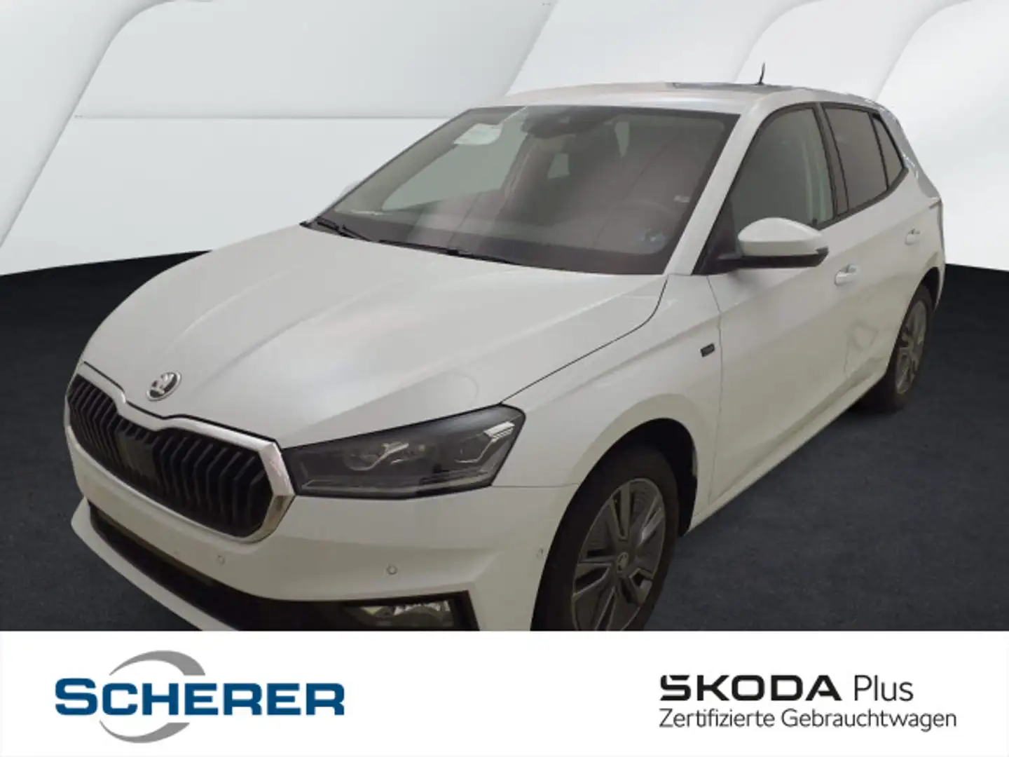 Skoda Fabia 1.0 TSI DSG Tour LED+ACC+Kamera+Navi+App+S Weiß - 1