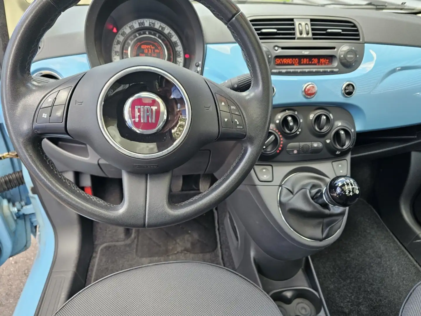 Fiat 500 twin air turbo Lounge Blau - 2