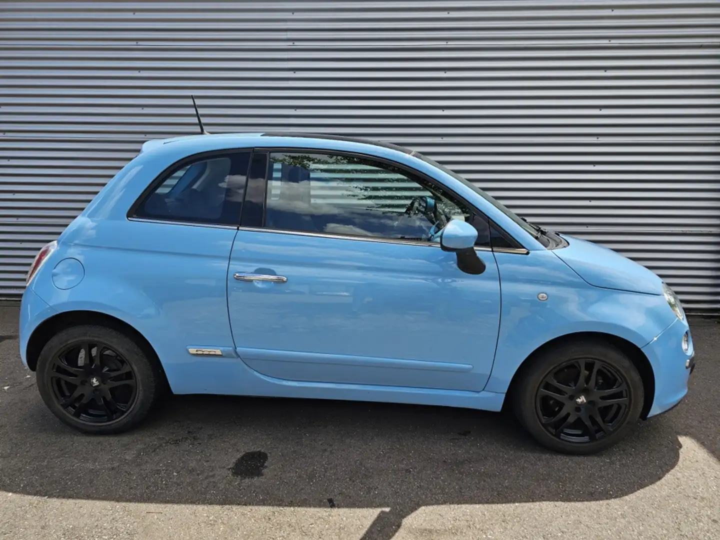 Fiat 500 twin air turbo Lounge Blau - 1