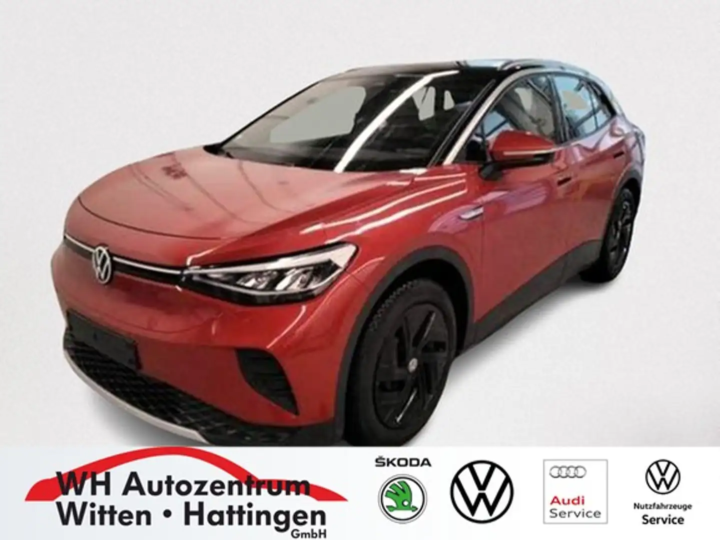 Volkswagen ID.4 Pro Performance m. Infotainmentpaket WÄRMEPUMPE... Kırmızı - 1
