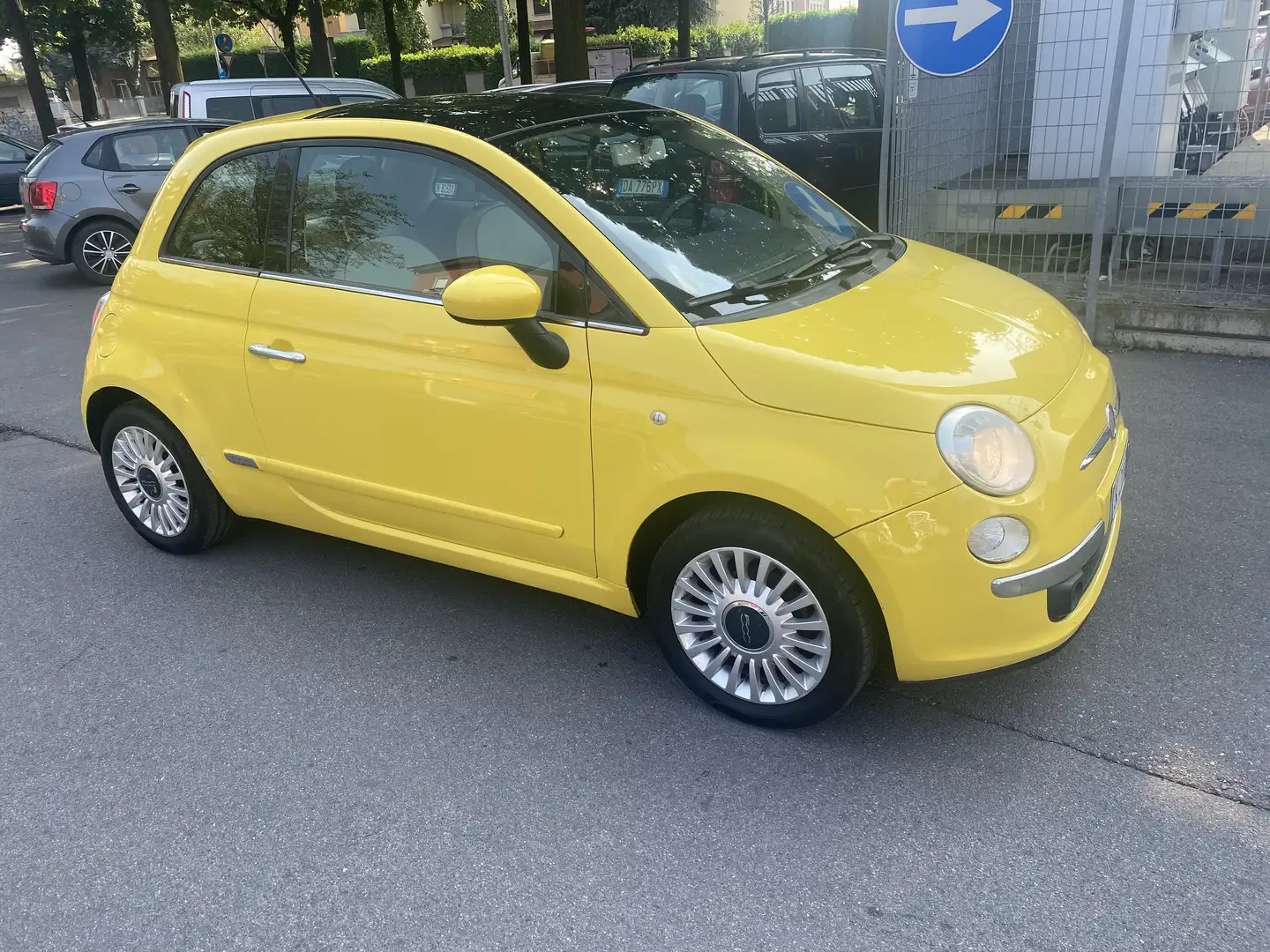 Fiat 500 1.2 Sport 69cv *neopatentati* Jaune - 2