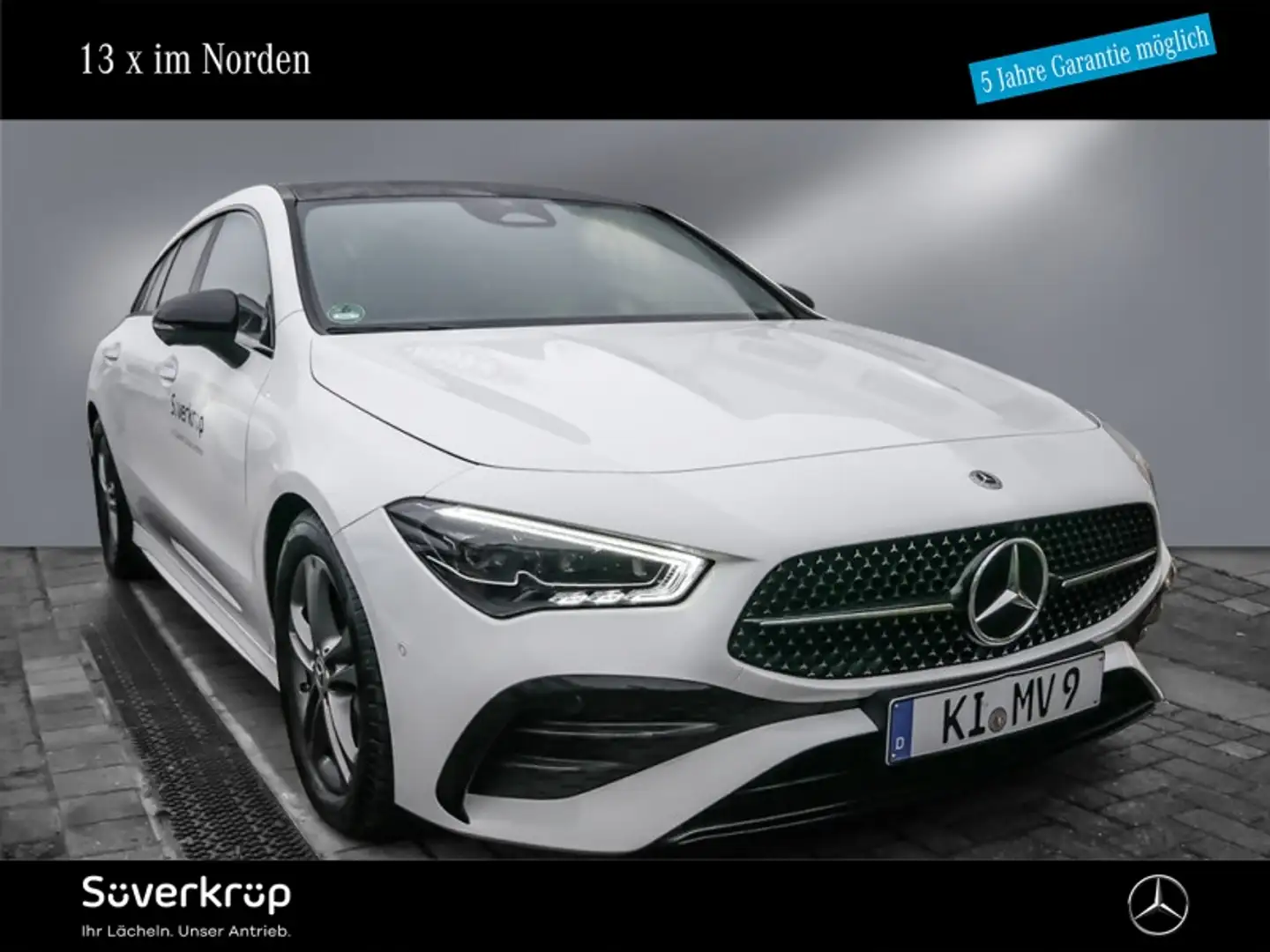 Mercedes-Benz CLA 200 d Shooting Brake AMG NIGHT MULTI 360 PDC Weiß - 1