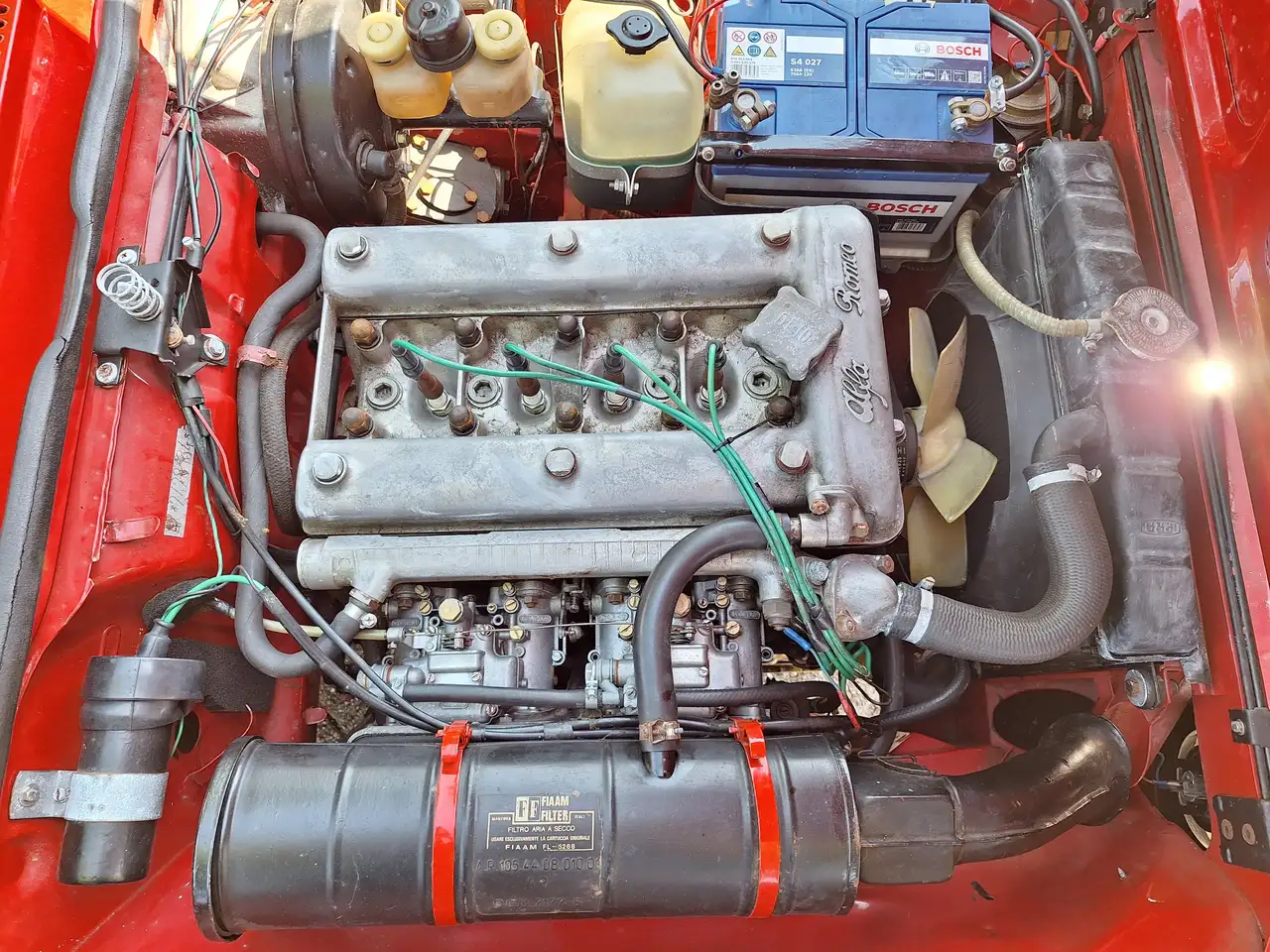 Alfa Romeo GTV 2000 Bertone (1972) red with beige int. + sunroof!, foto 11
