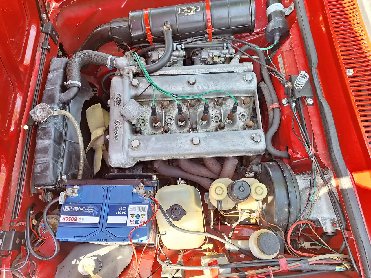 Alfa Romeo GTV 2000 Bertone (1972) red with beige int. + sunroof!, foto 10