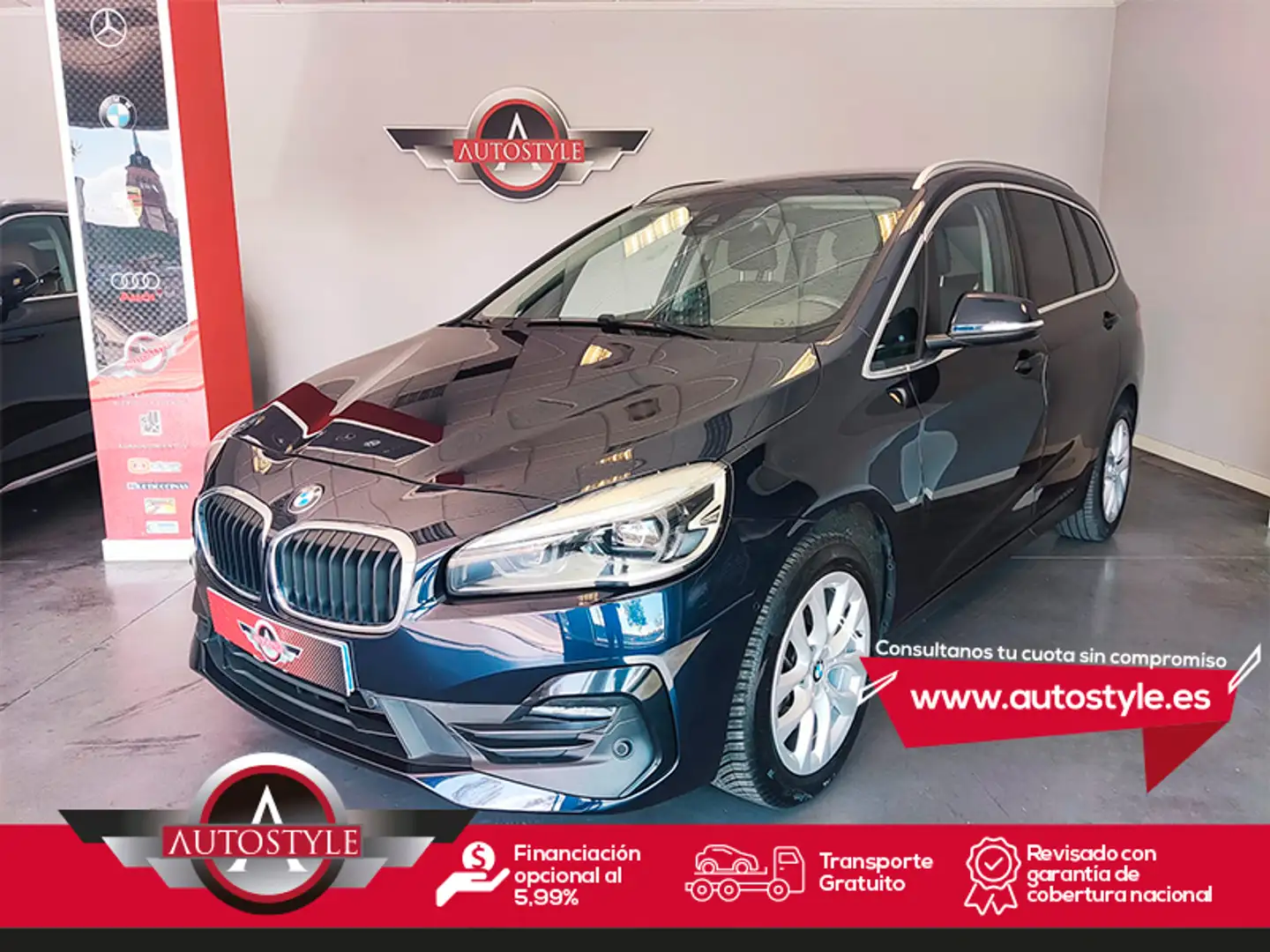 BMW 218 218dA Gran Tourer Azul - 1