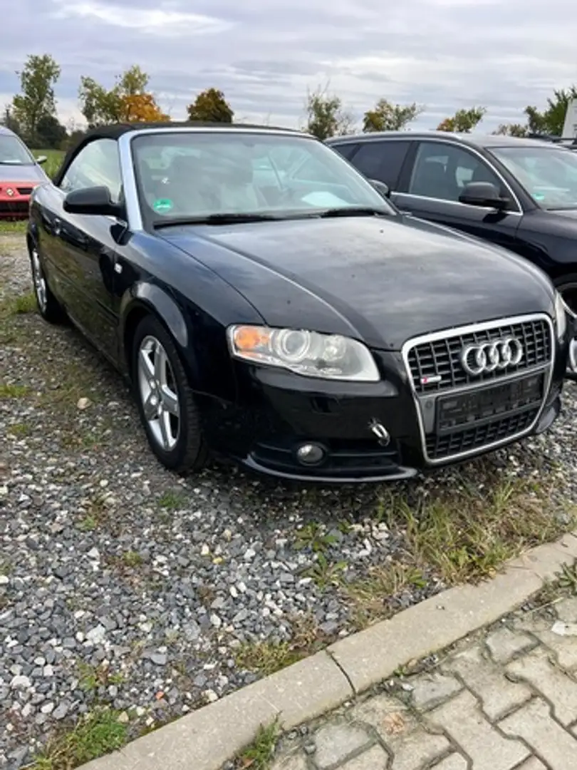 Audi A4 Cabriolet 3.2 quattro S Line 2.Hand,102.tkm Schwarz - 2