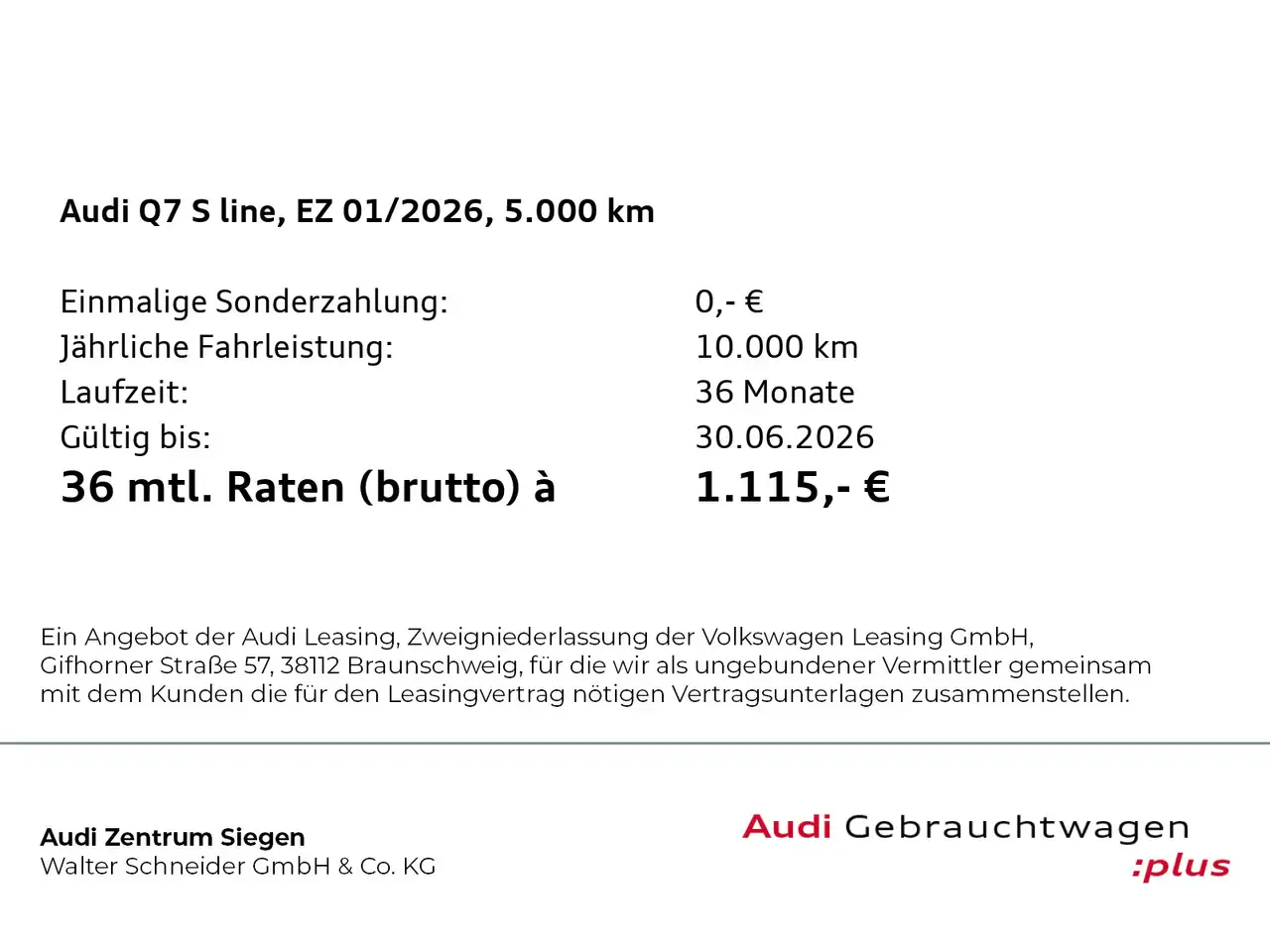 Audi Q7 TDI quattro S line business MATRIX*PANO*B&O 3 3