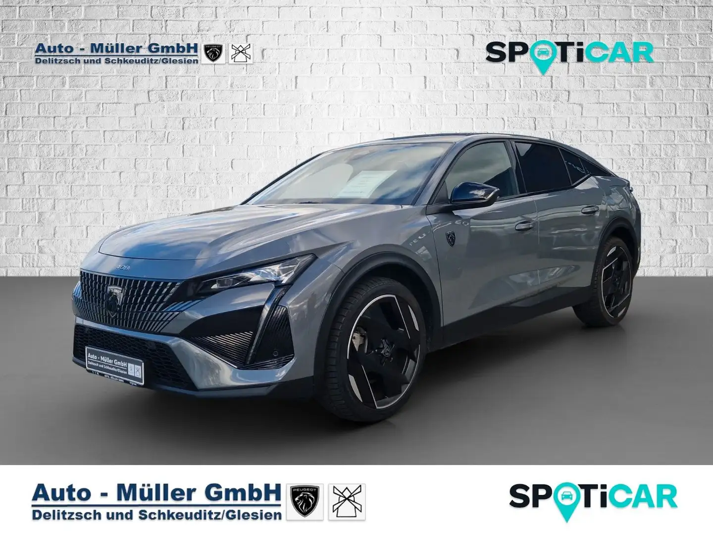 Peugeot 408 Hybrid 225 GT Grau - 1