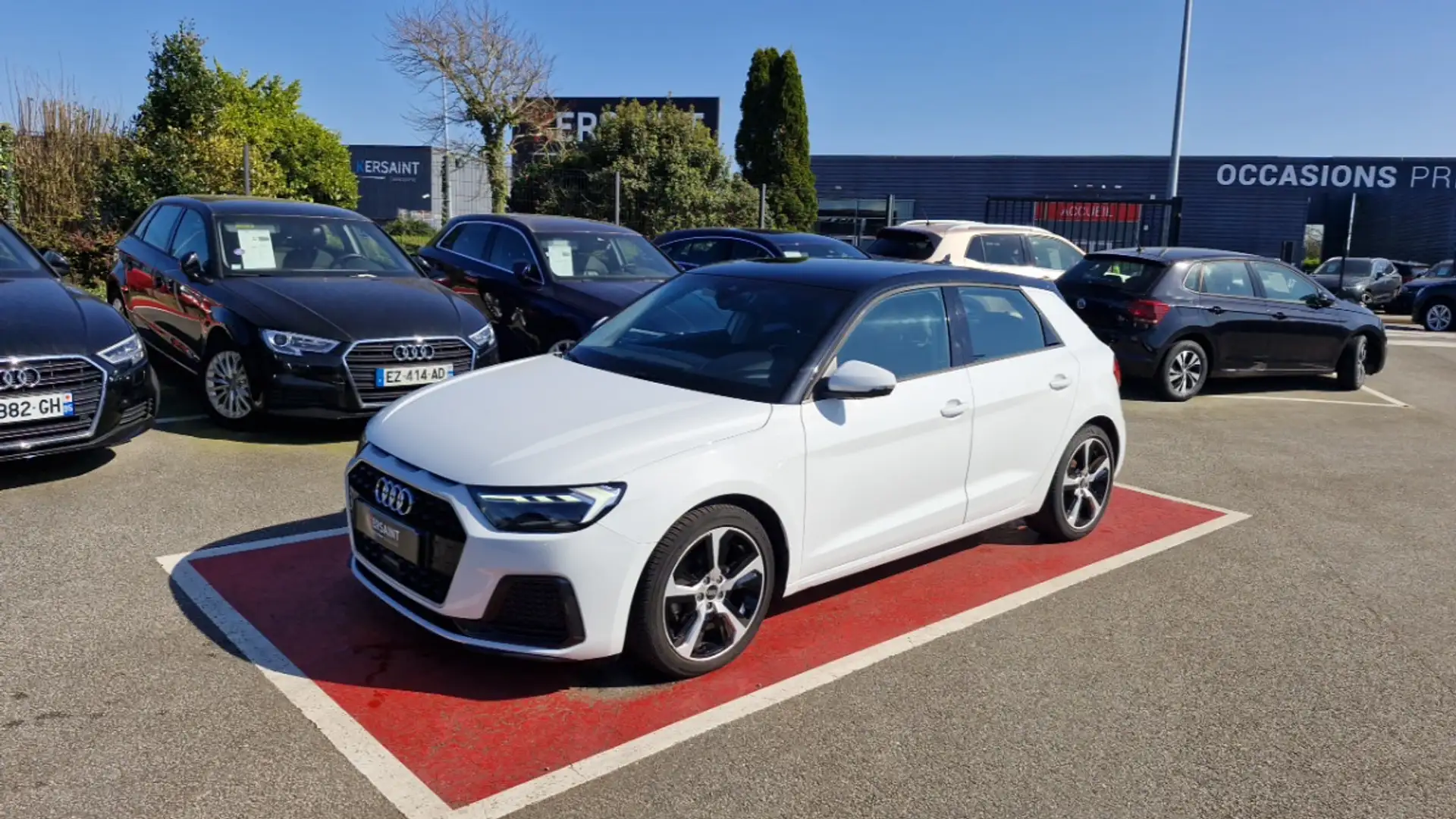 Audi A1 30 TFSI 110 CH BVM6 ADVANCED Blanc - 1