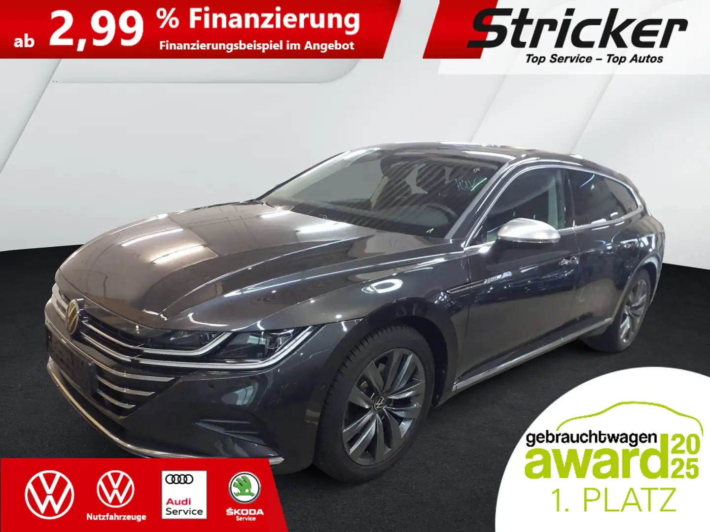 Volkswagen Arteon Shooting Brake 2.0TSI DSG 289,-ohne Anzahlung Nav Grau - 2