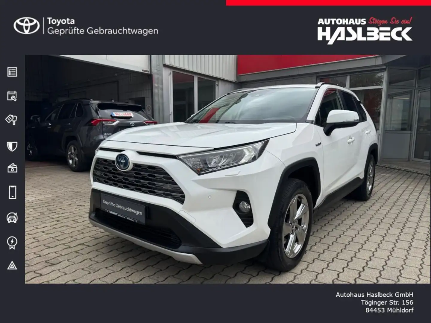 Toyota RAV 4 2.5 4x2 Hybrid Club Weiß - 1