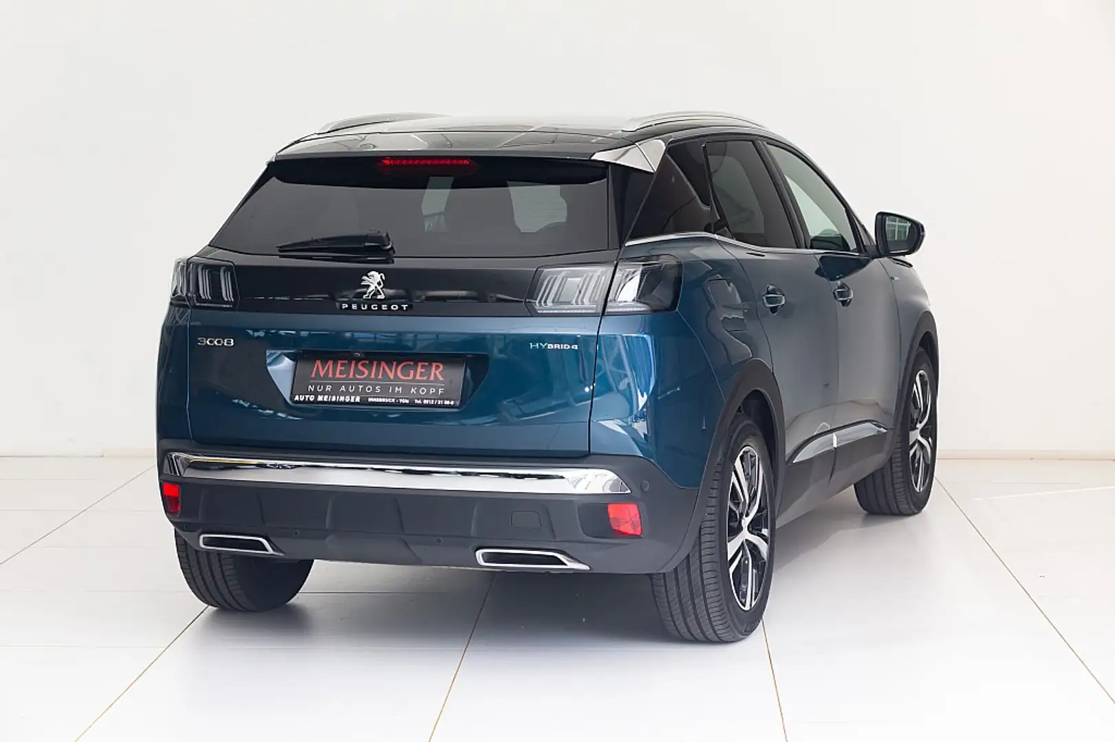 Peugeot 3008 Hybrid 300 e-EAT8 GT Aut. Blau - 2