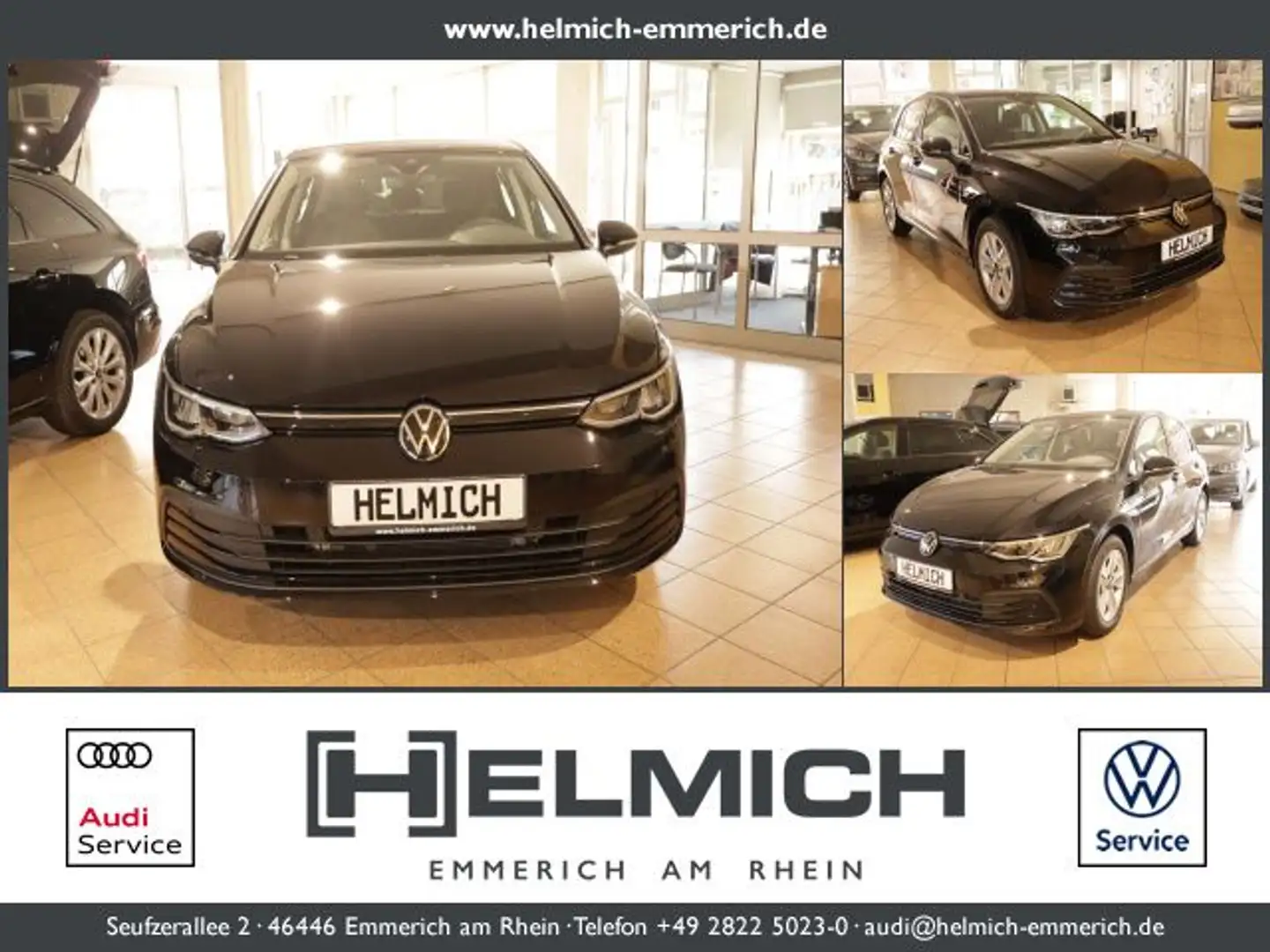 Volkswagen Golf VIII 1.5 TSI Life DSG LED Kamera ACC Klima Schwarz - 1