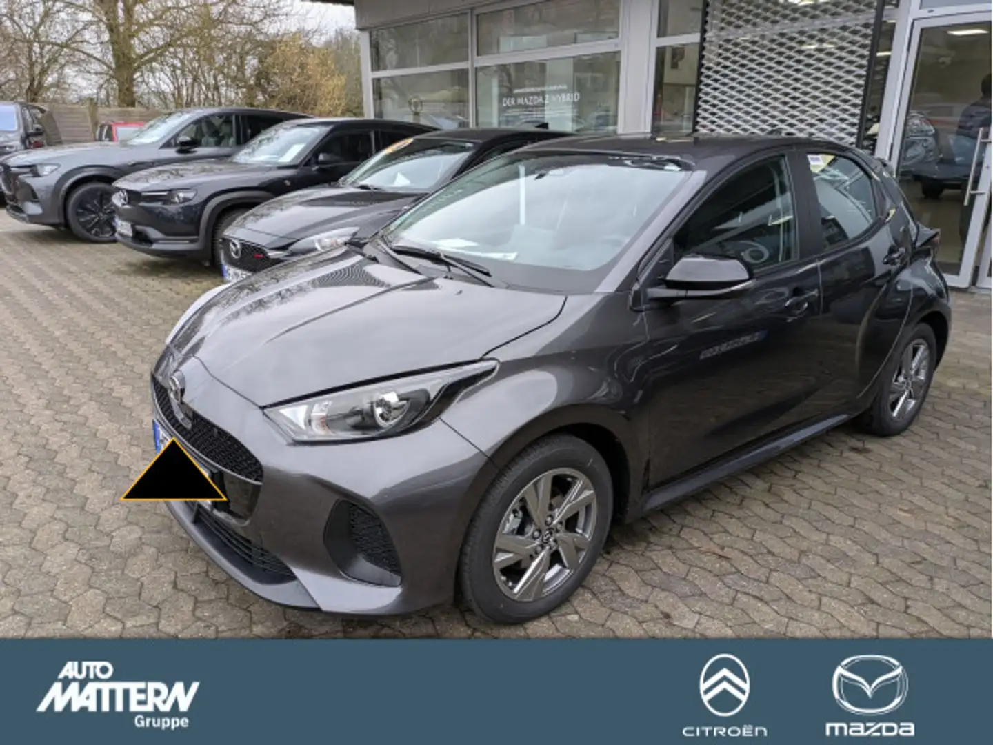 Mazda 2 Hybrid CarPlay|SHZ|Kamera|Klimaaut.|LED|Alu Grau - 1