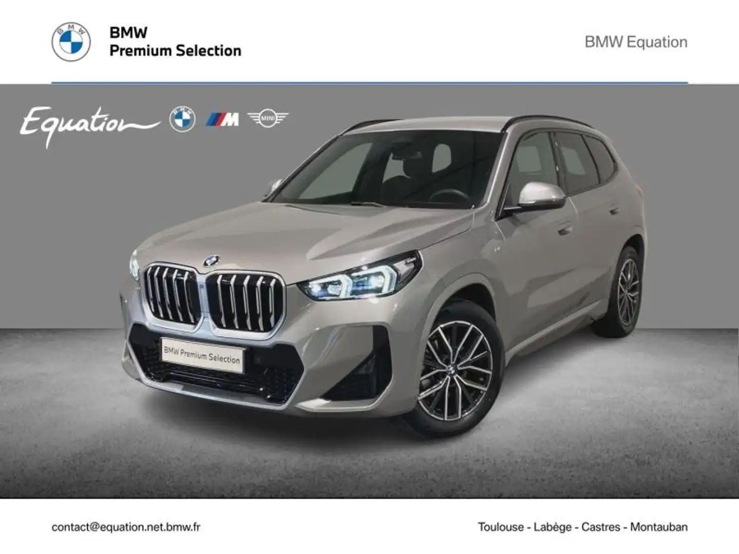 BMW X1 sDrive20d 163ch M Sport Argent - 1