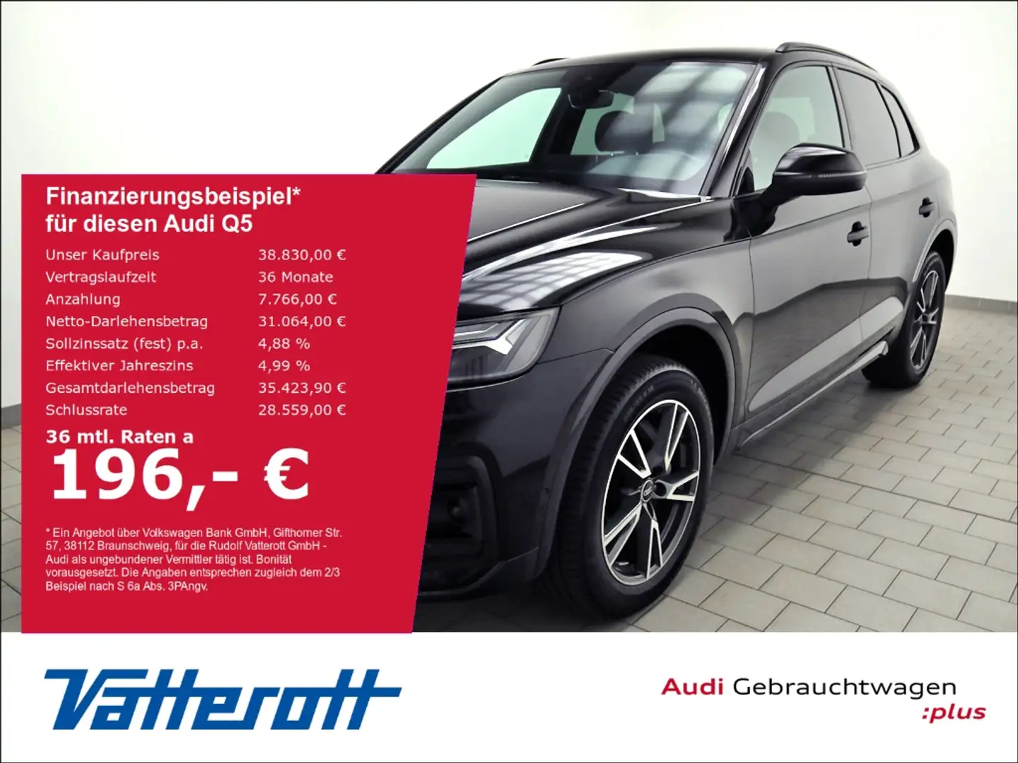 Audi Q5 45 TFSI quattro advanced Schwarz - 1
