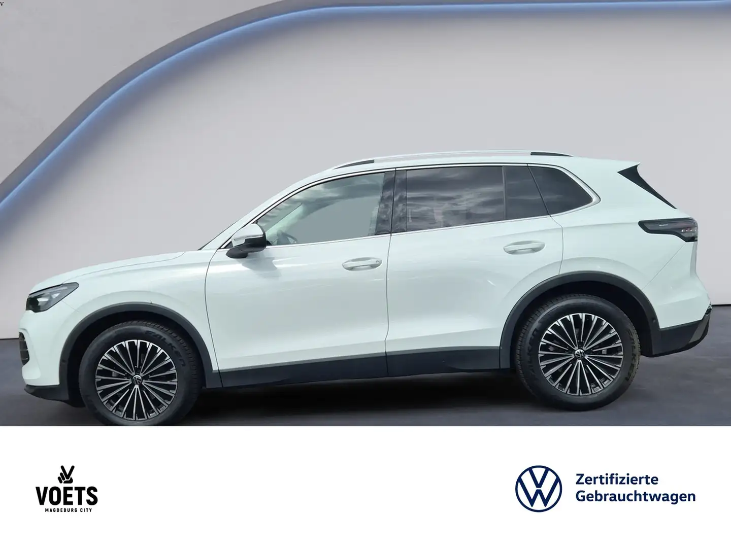 Volkswagen Tiguan 1,5 eTSI Elegance DSG+KAM+AHK+IQ-LIGHT Blanc - 2
