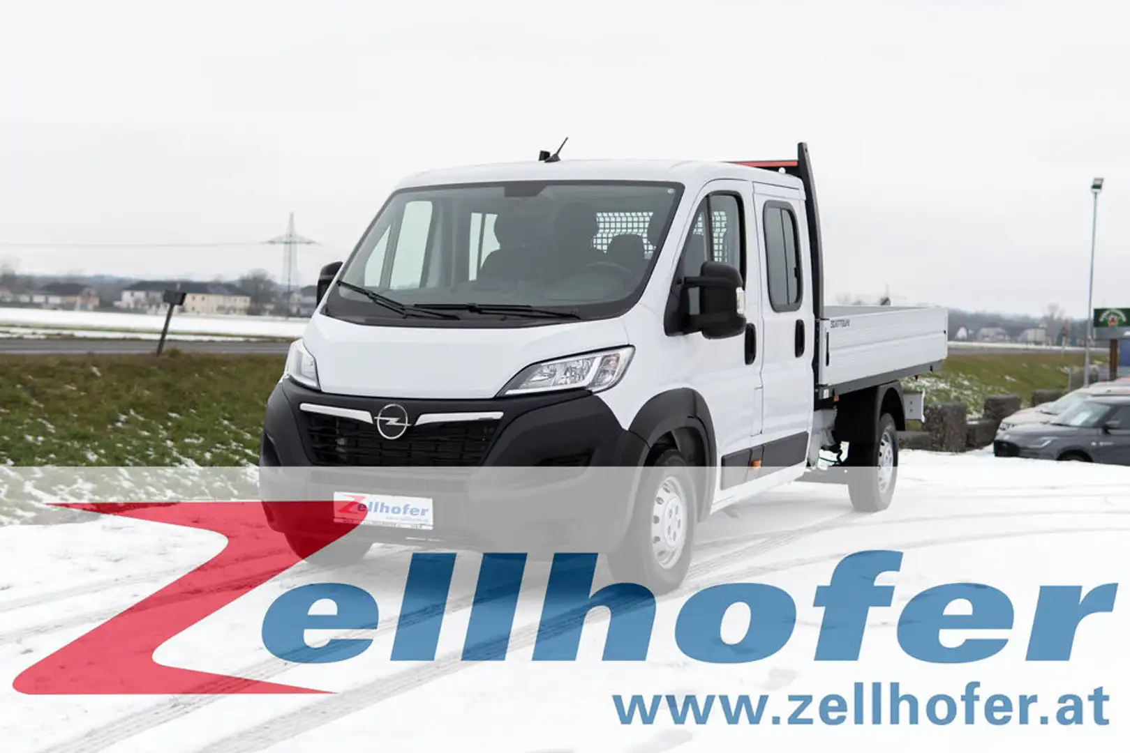 Opel Movano DK Pritsche 3400mmx2090mm 7-Sitzer netto € 27.900, Weiß - 1