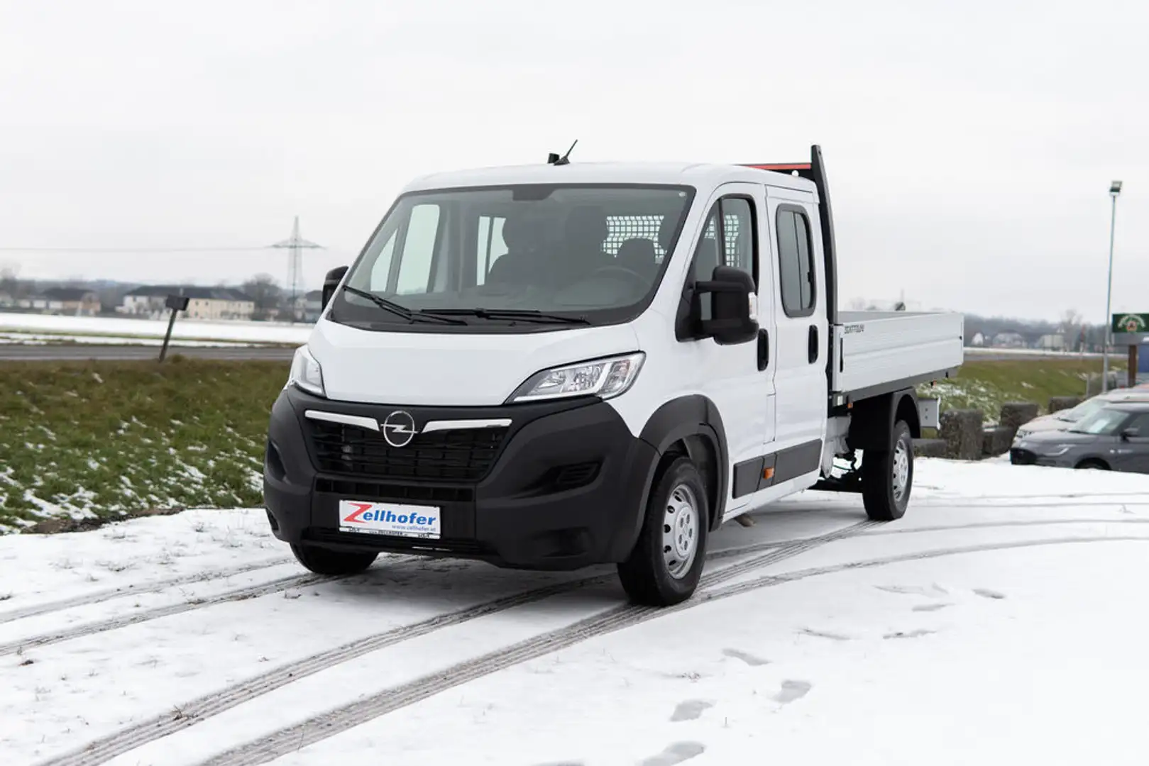 Opel Movano DK Pritsche 3400mmx2090mm 7-Sitzer netto € 27.900, Weiß - 2