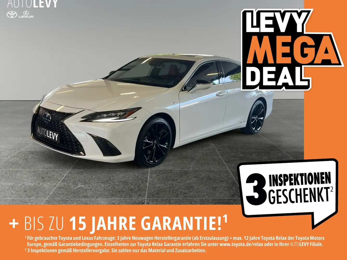 Lexus ES 300 h F-Sport *CARPLAY*360*MEMORY* Білий - 1