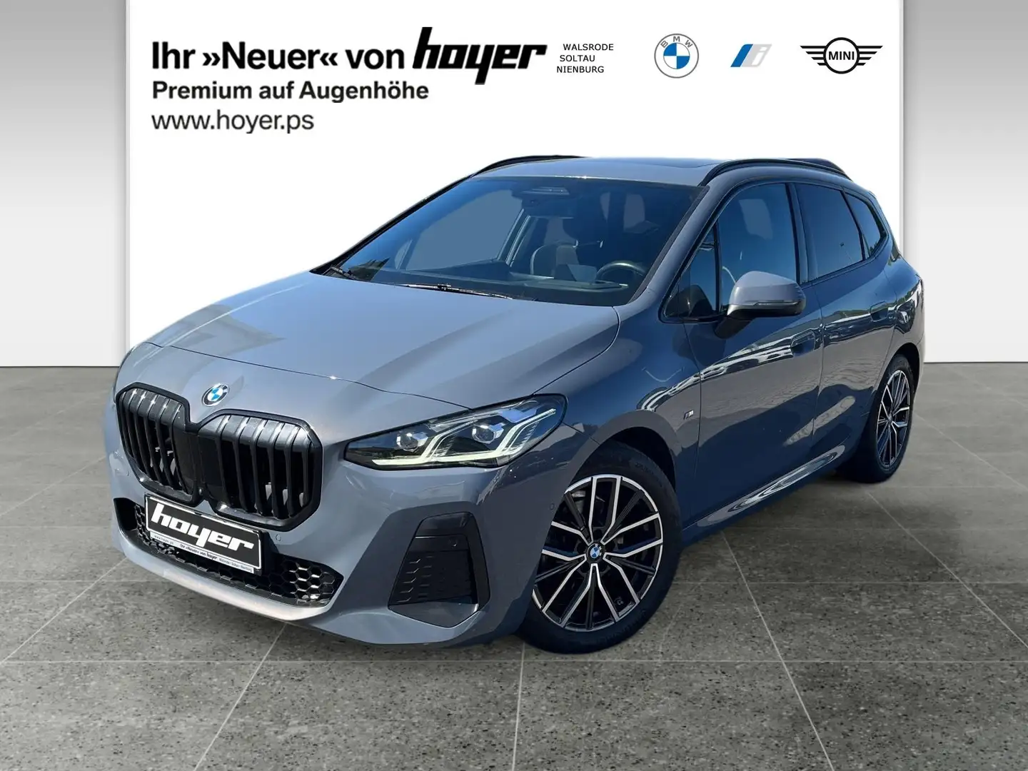 BMW 220 i Active Tourer M Sportpaket AHK Pano Gris - 1