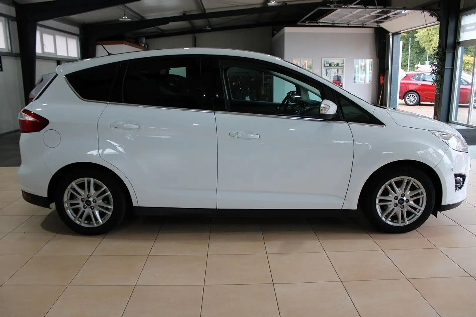 Ford C-Max Titanium Diesel*Tüv NEU*Navi*AHK*SHZ*PDC* Blanc - 2