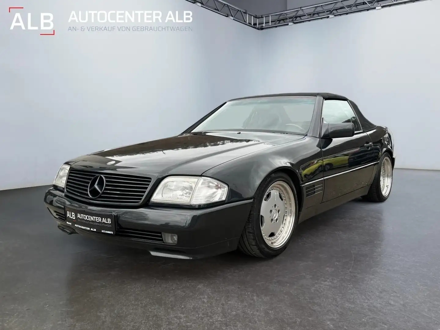 Mercedes-Benz SL 500 /OLDTIMER ZULASSUNG/KLIMA/LEDER/AMG/ Niebieski - 1