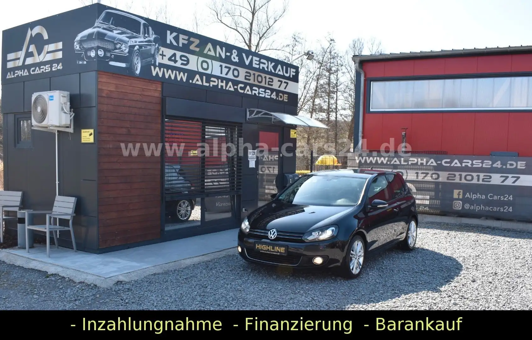 Volkswagen Golf VI Highline 1.8T Klima Sitzhzg Navi PDC SH Negro - 2