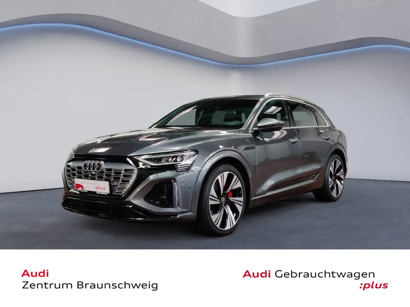 Audi Q8 e-tron S-line 55 quattro MATRIX-LED Gris - 1