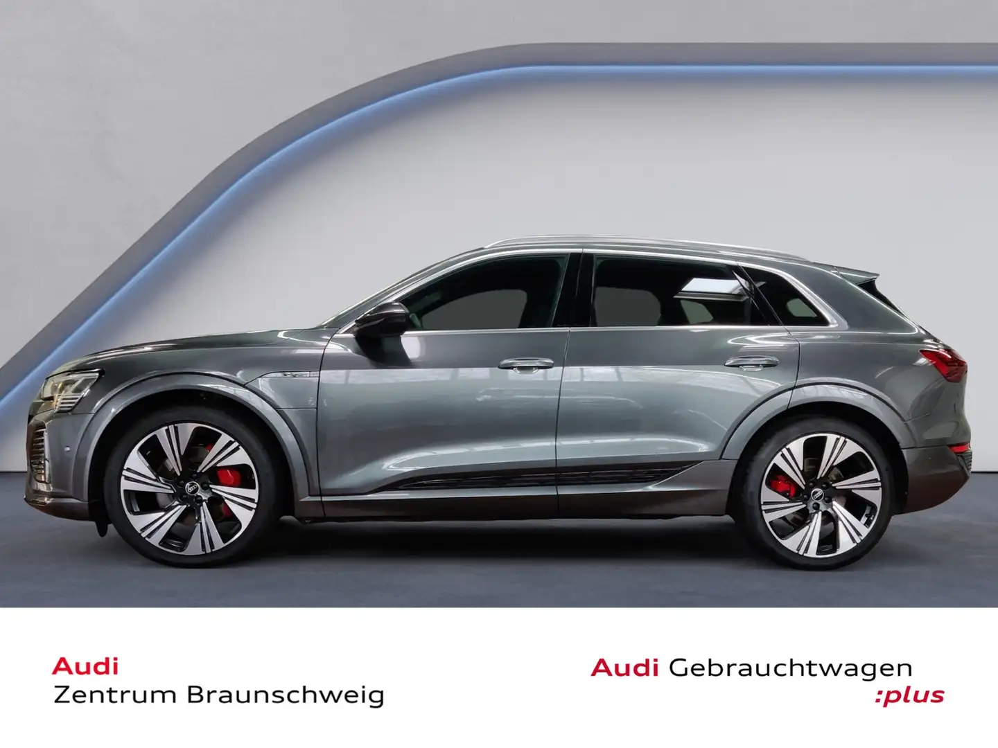 Audi Q8 e-tron S-line 55 quattro MATRIX-LED Gris - 2