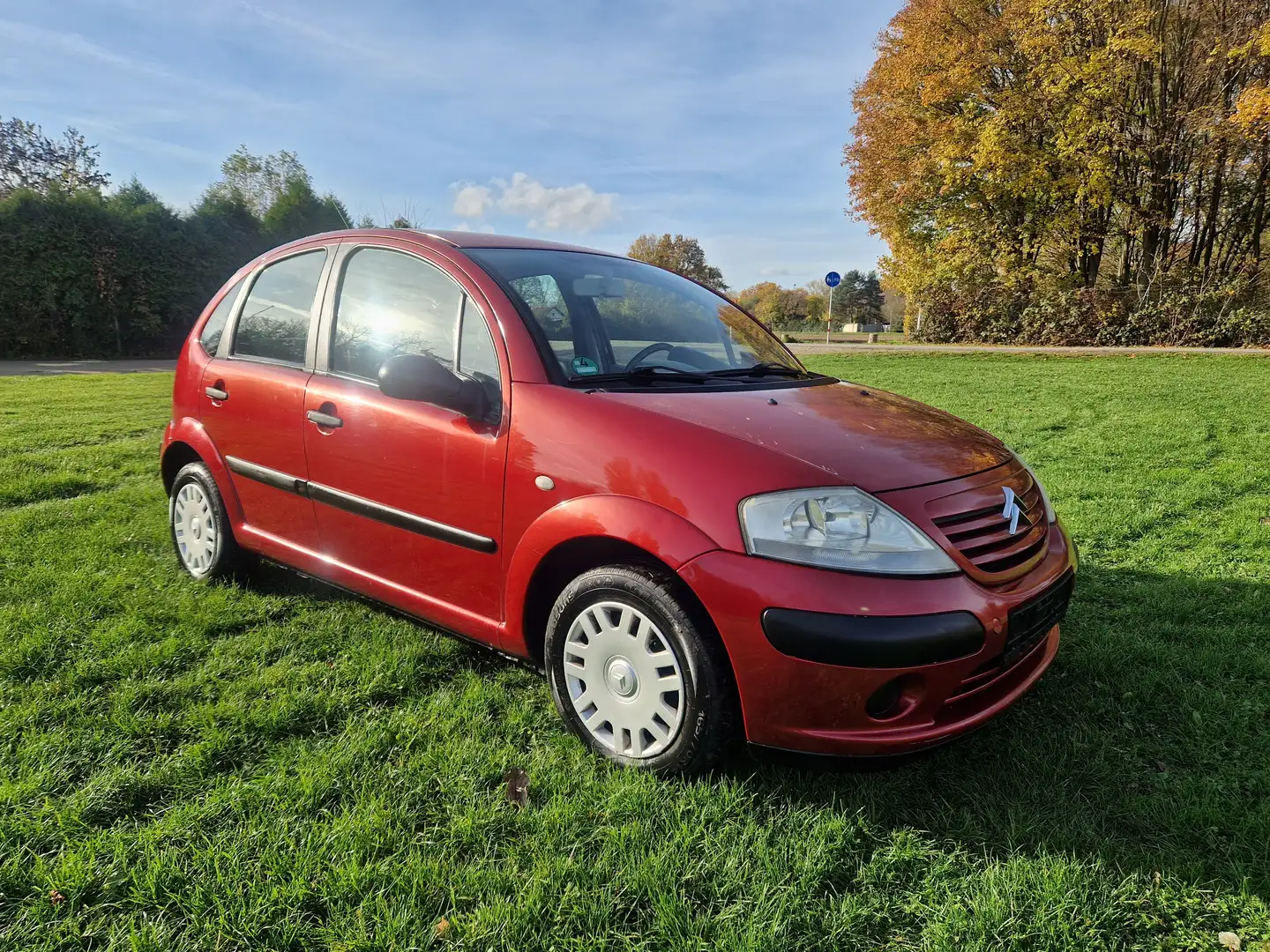 Citroen C3 C3 1.1 SX,ZV,elek-fenster,Neu inspektion Rot - 1