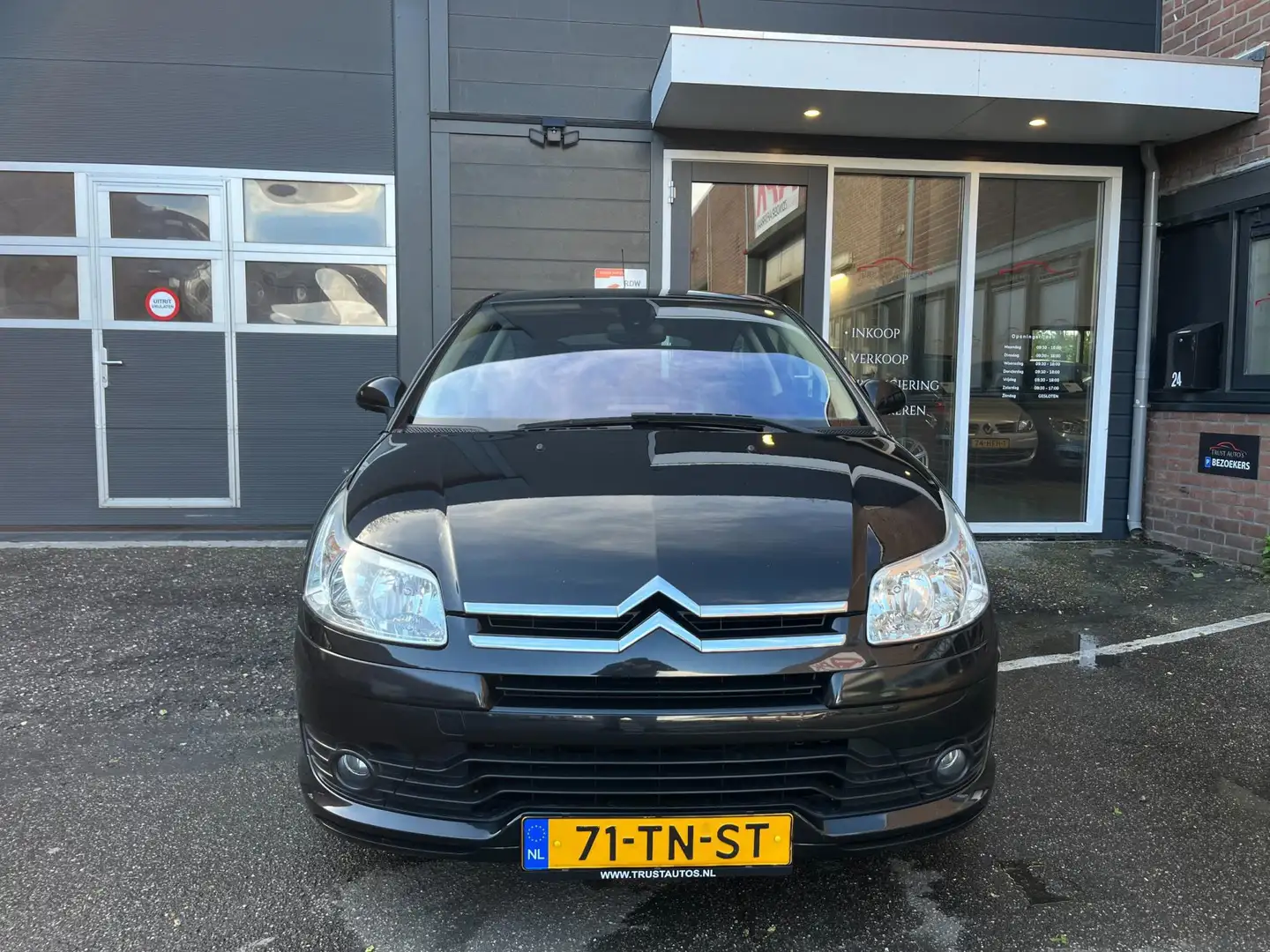Citroen C4 Coupé 1.4-16V Image|NAP|CRUISE|AUX|AIRCO|ELEK.RAME Zwart - 2