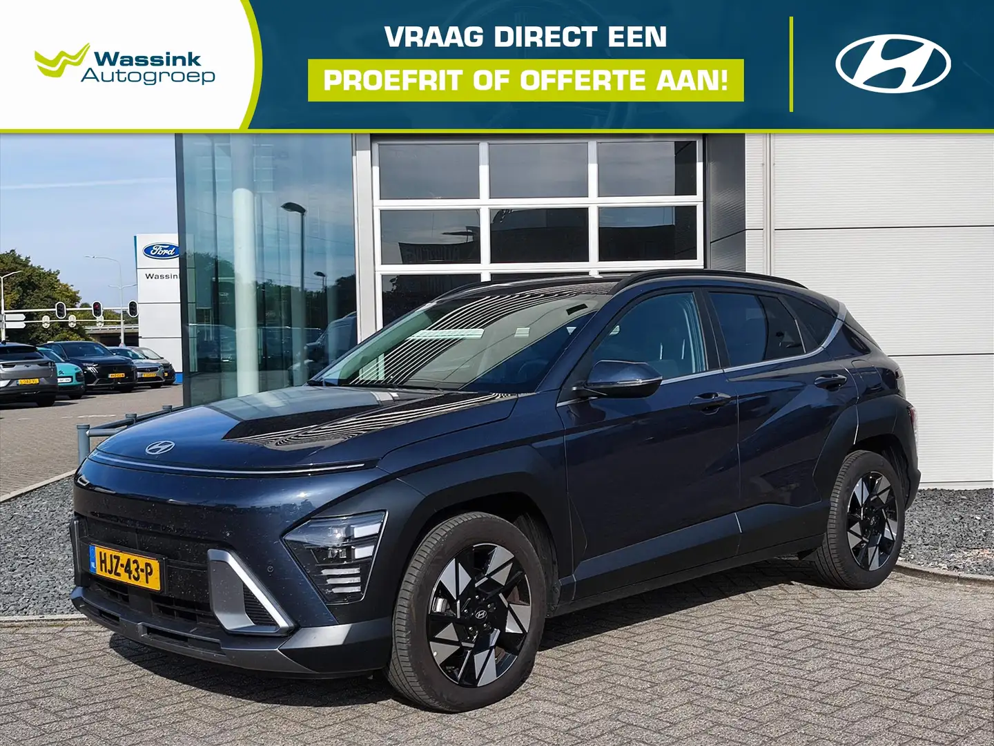 Hyundai KONA 1.6 GDI HYBRID 141pk Automaat Comfort Smart | Came Blauw - 1