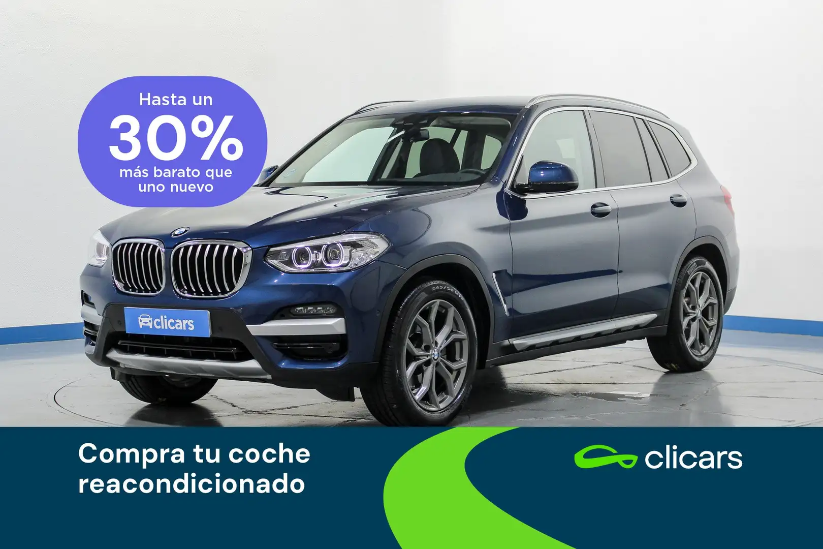 BMW X3 xDrive 20dA Azul - 1