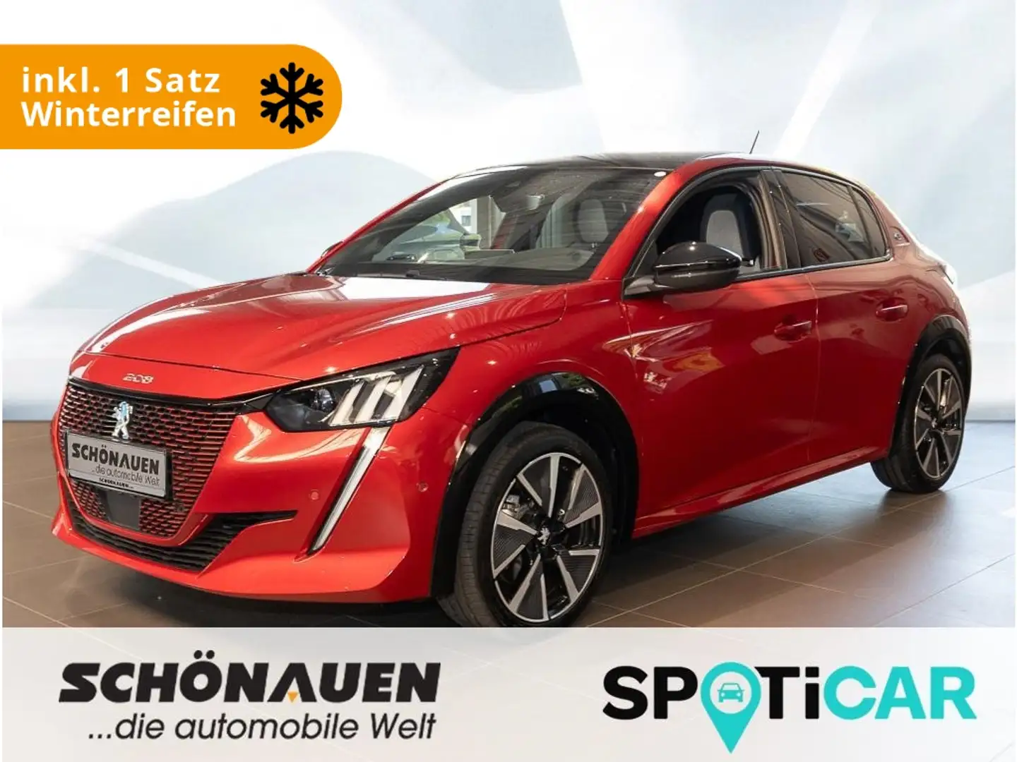 Peugeot 208 ELEKTRO GT PACK 136 +WR+PANORAMA+RFK+SHZ+ Rood - 1