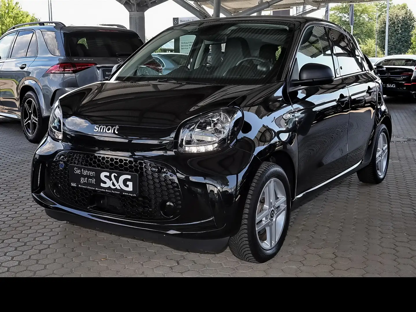 smart forFour EQ passion Sidebags+Tempomat+15 Schwarz - 1