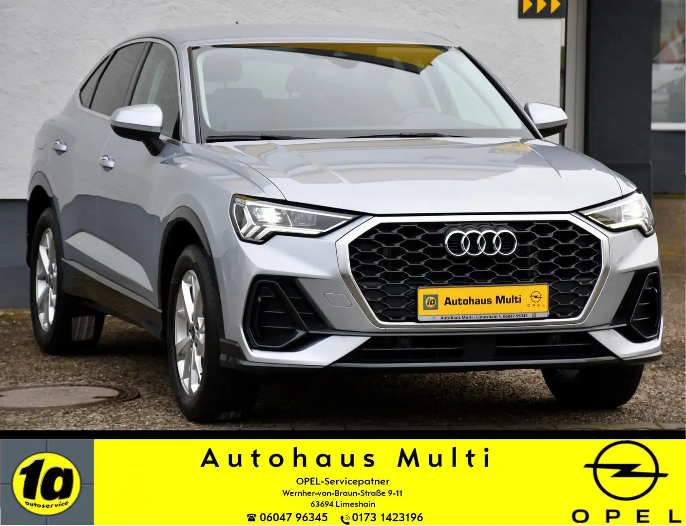 Audi Q3 SB 45TFSIe AHK Dig.Tacho Navi ACC Sitzheizung Silber - 1
