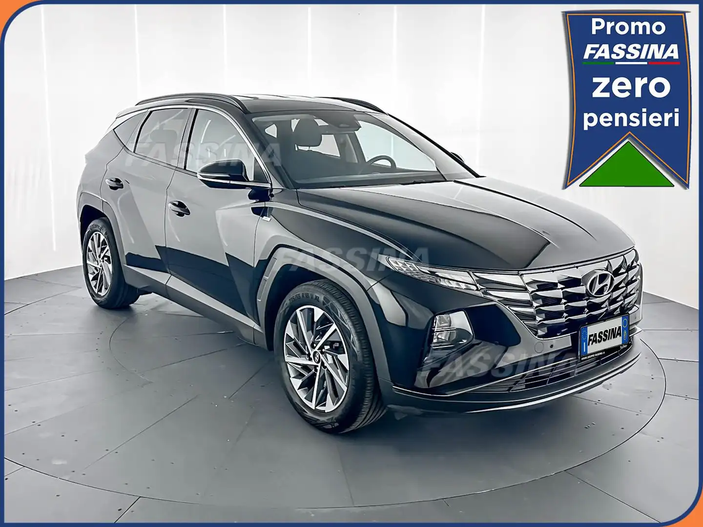 Hyundai TUCSON Tucson 1.6 T-GDI 48V XLine Hyundai Smart Sense+ A Schwarz - 1