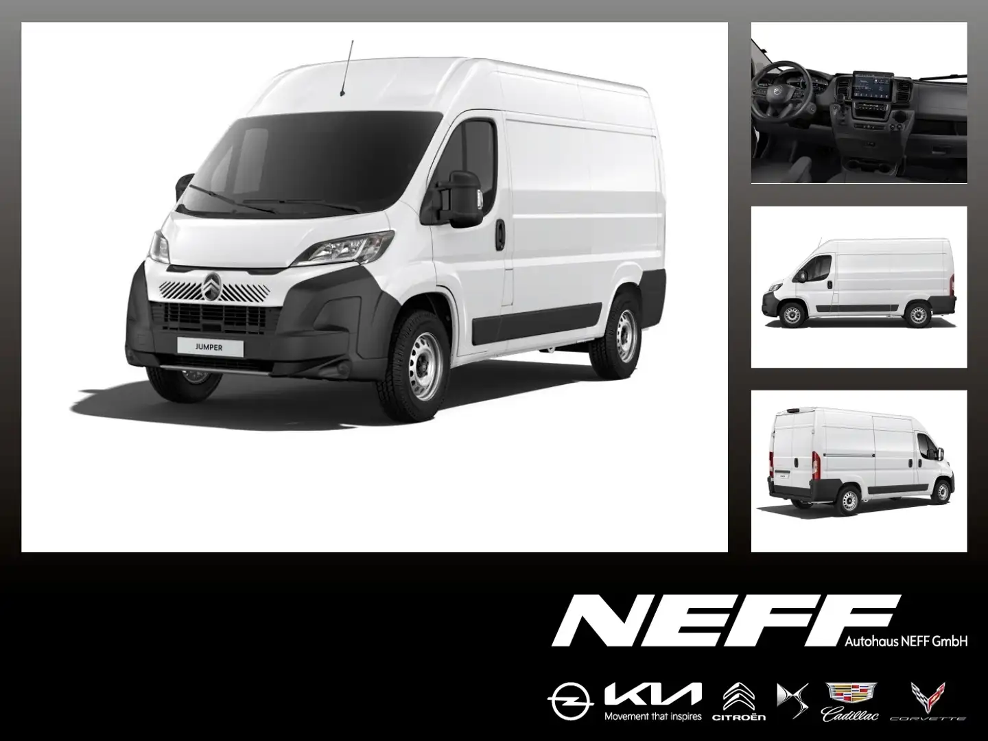 Citroen Jumper Kasten Hochraum L3H2 3.5t 180PS Wit - 2
