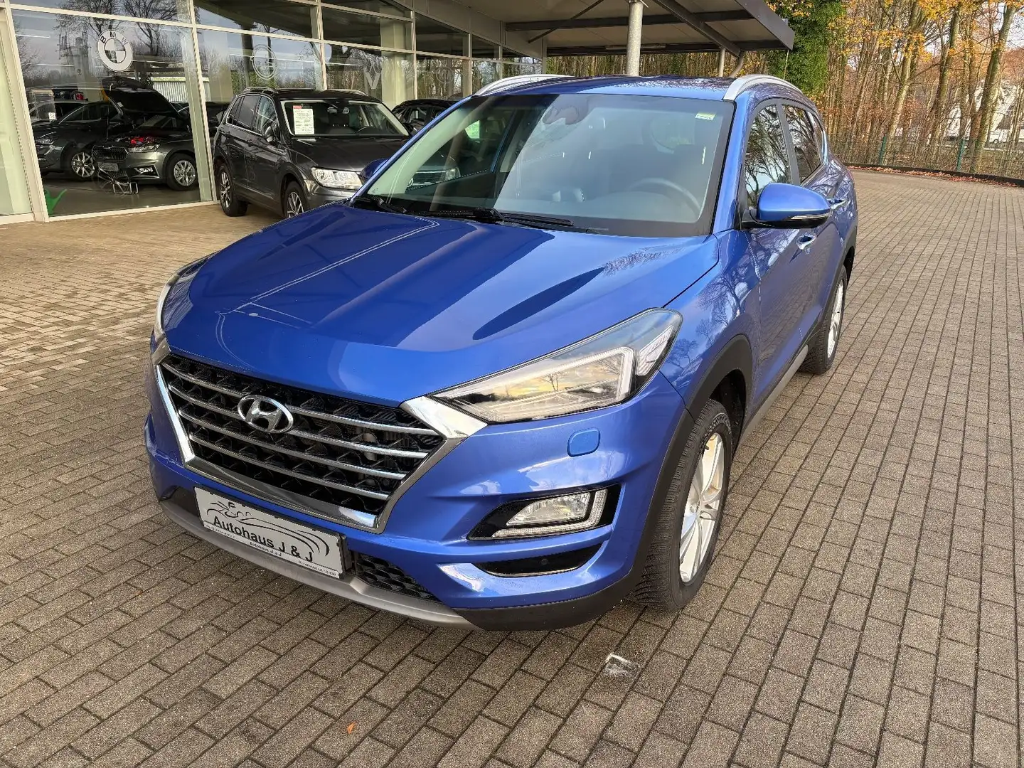 Hyundai TUCSON Premium 360° RFK/LED/Navi/SHZ/el. Klappe Blau - 1