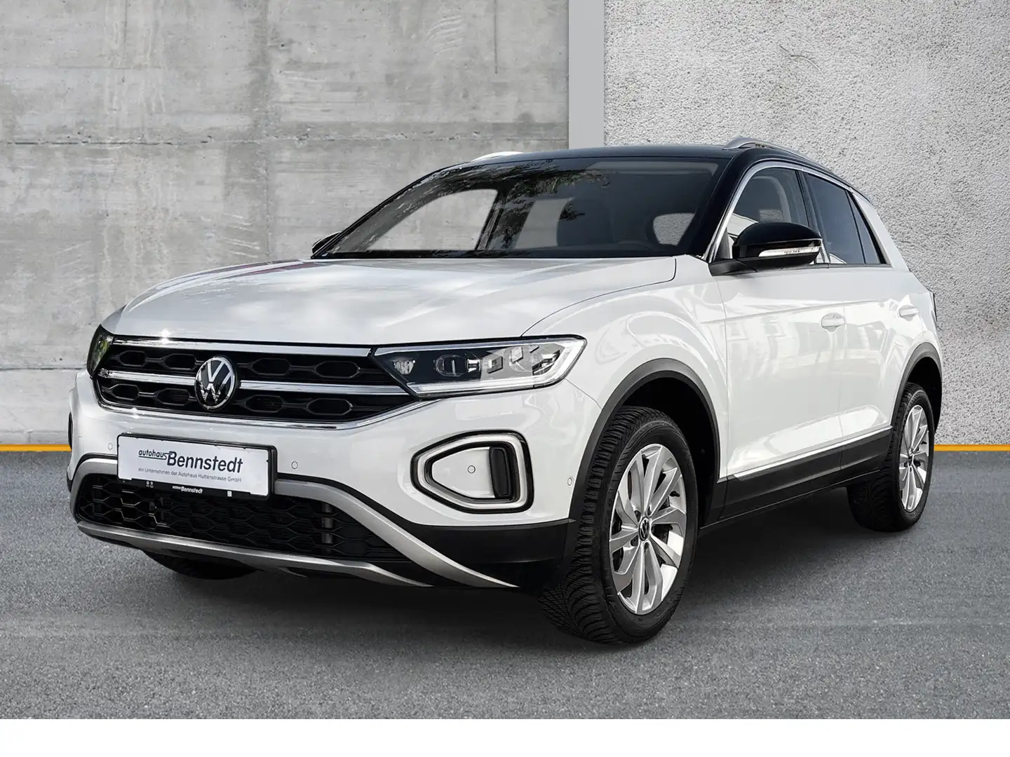 Volkswagen T-Roc 1.5 TSI DSG Style AHK LED+ NAVI MASSAGE Blanc - 2