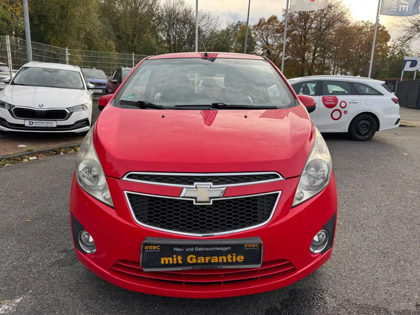 Chevrolet Spark 1.2 60KW/2.HAND/KLIMA/ALU/5-TRG/TÜV-SERV.-NEU Czerwony - 2