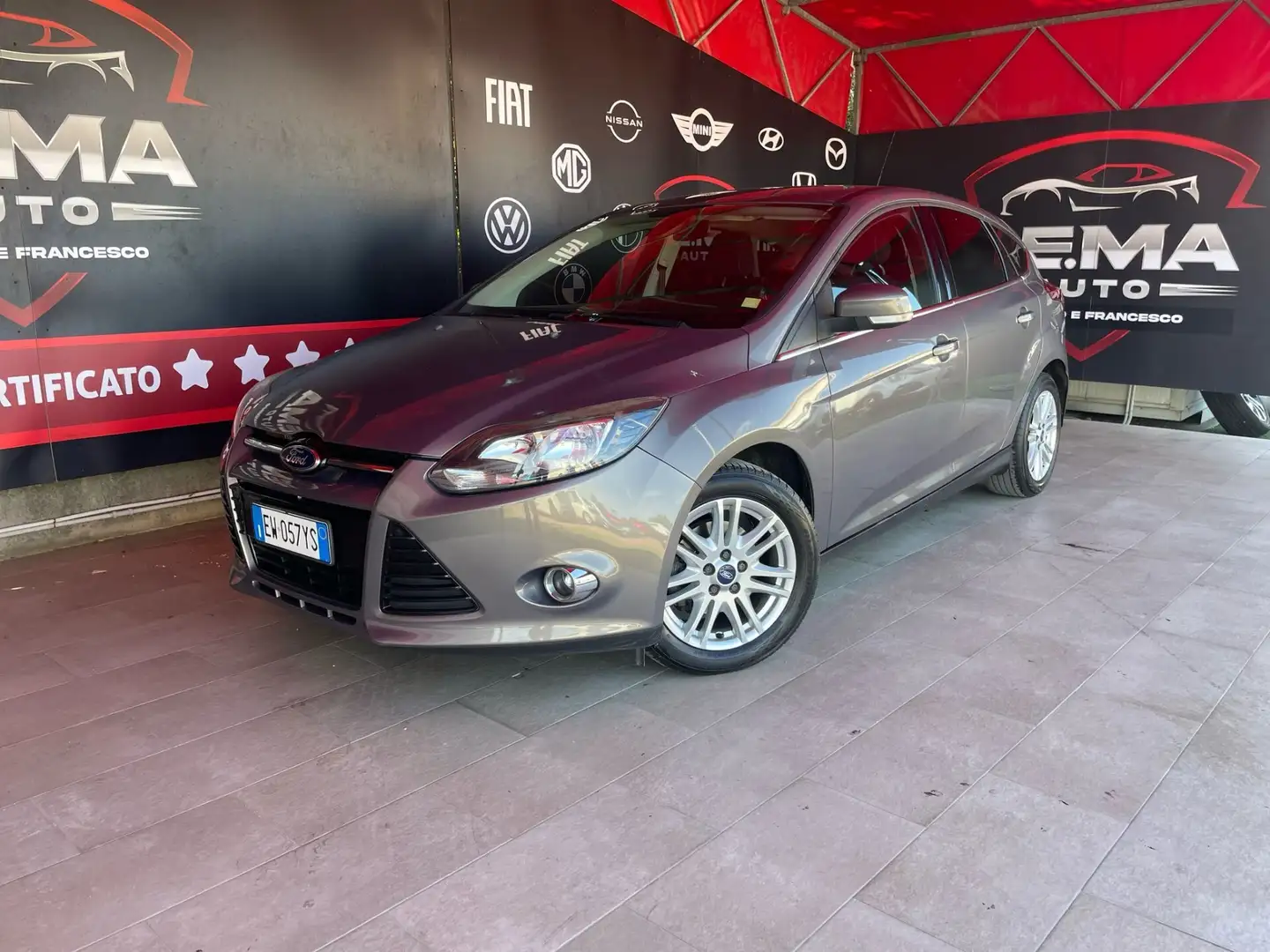Ford Focus 1.6 TDCi 115 CV Titanium Grigio - 1