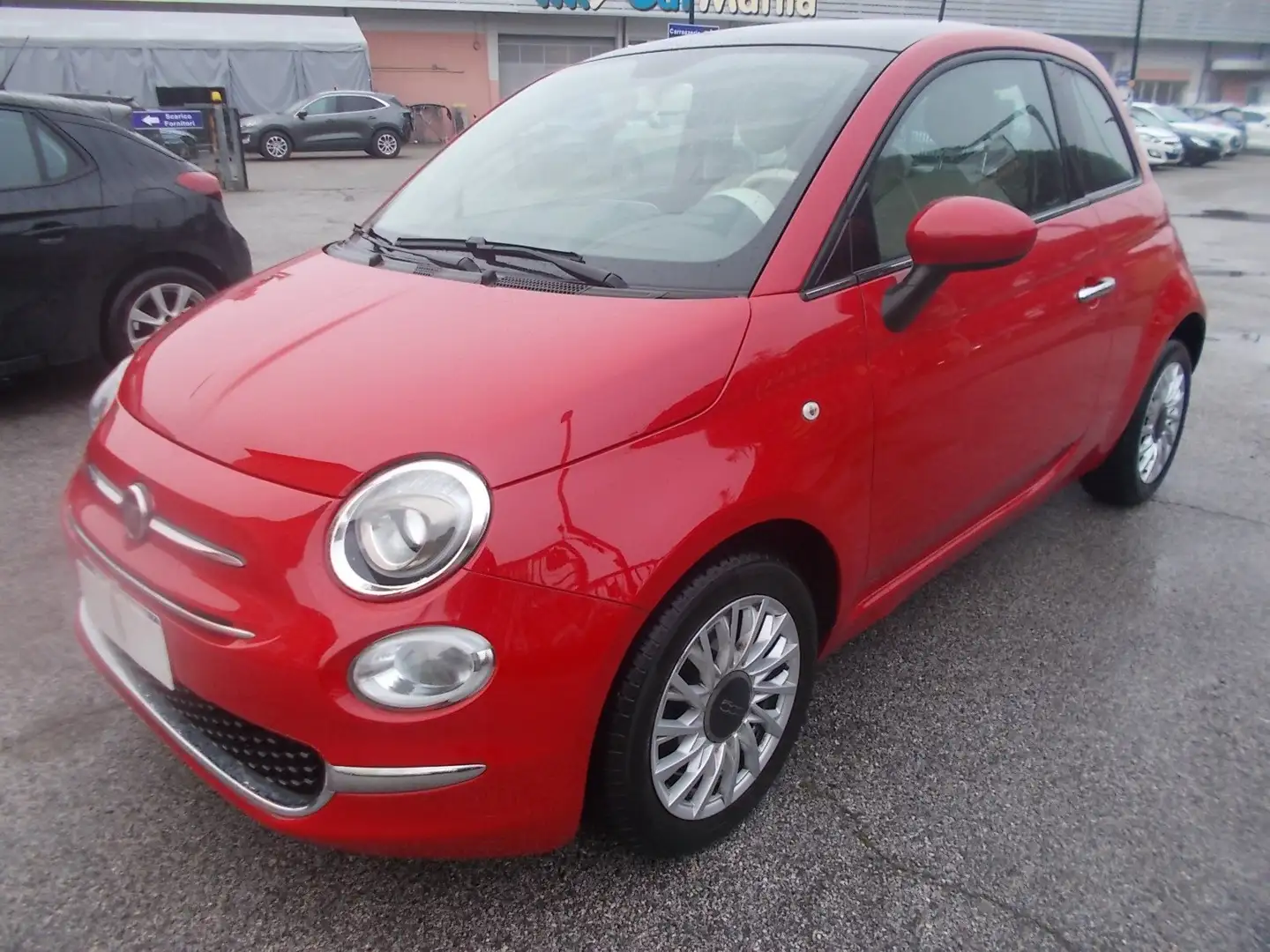 Fiat 500 500 1.2 Lounge 69cv  Km 25.000 PREZZO REALE Rosso - 1