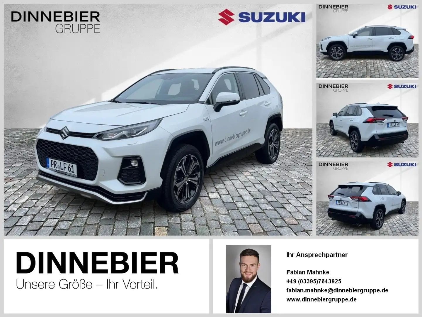 Suzuki Across COMFORT+ 4x4 (CVT) *6 Jahre Garantie* ACC Weiß - 1